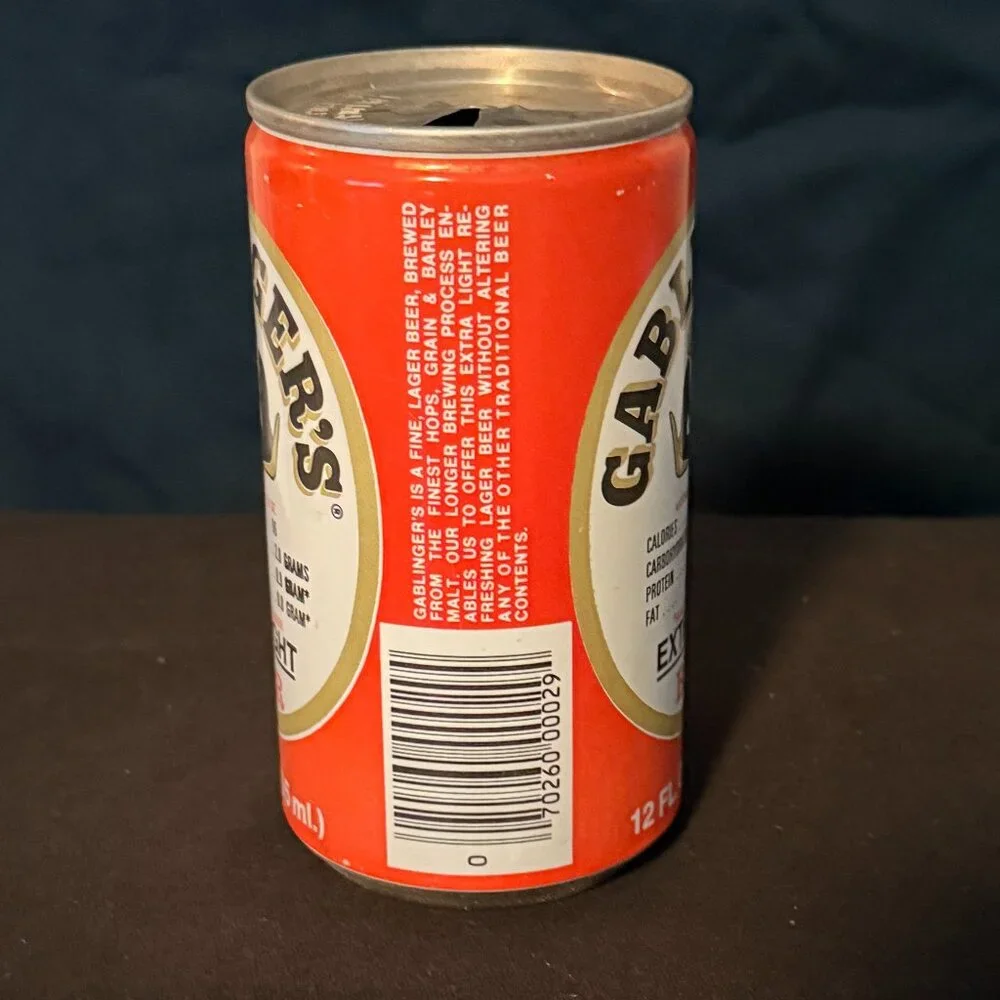 Gablinger's Extra Light Vintage Beer cans - Set of three